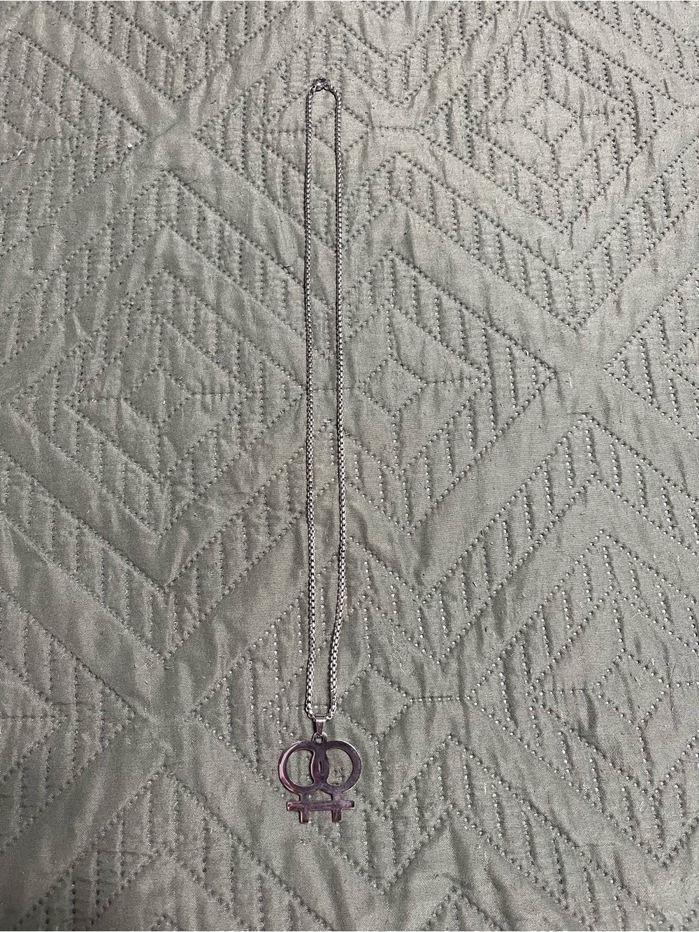 SHEIN Women Loving Women Necklace